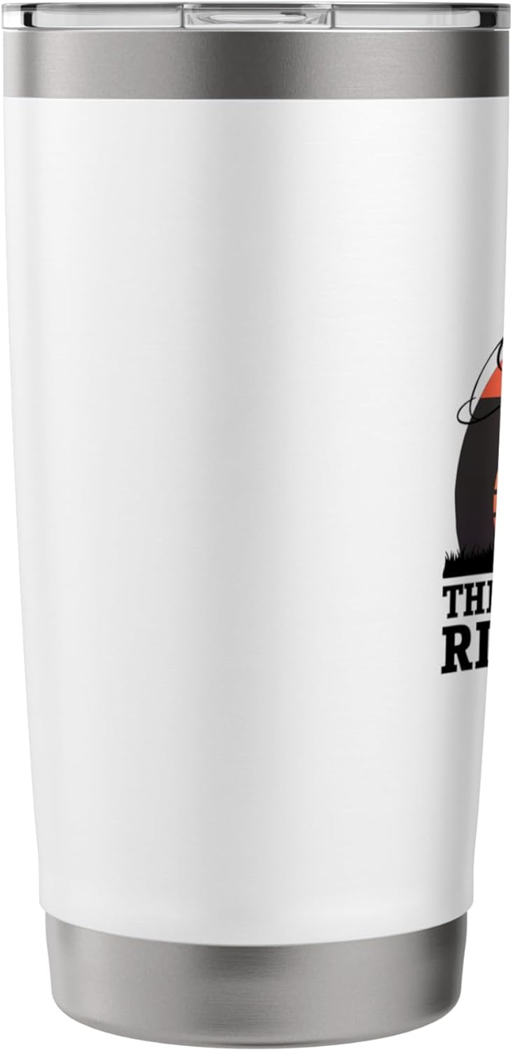 The Lawn Ranger Rides Again Funny Lawn Care Stainless Steel Insulated Tumbler