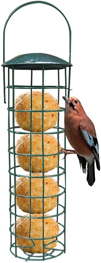 Wild Bird Metal Feeder Hanging Feeders Viewing Window for Garden Yard Decoratio Bird Feeder Park Bird Supplies Pet Products