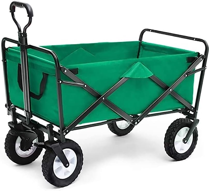 Handcart, Household Folding Garden Trolley Cart Heavy Duty Wagon Multi