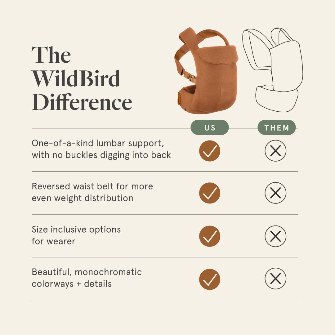 WildBird - Aerial Buckle Carrier - 2-24 Months - Standard (XS-XL) Dese