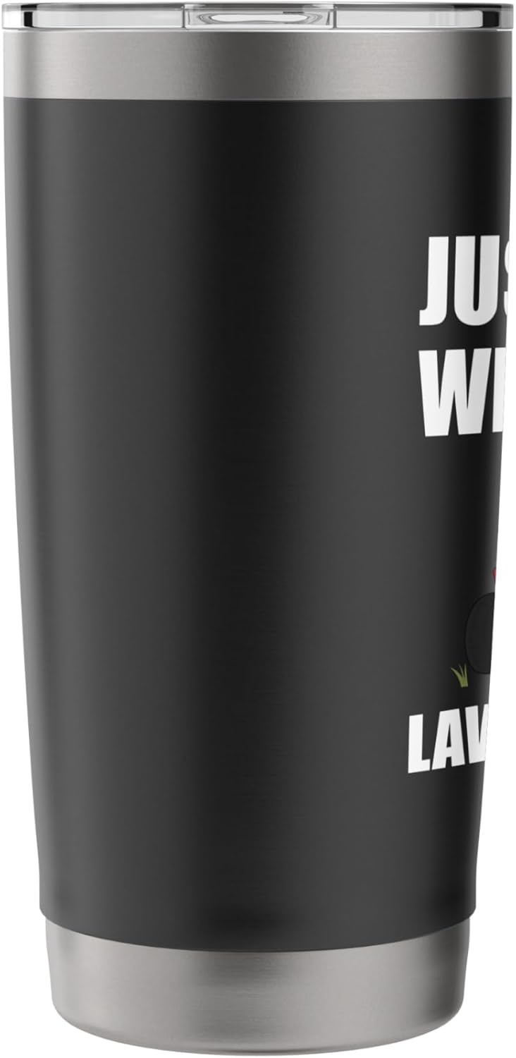 Lawn Mower Novelty For Boys Men Kids Lawn Care Lawn Mowing Stainless Steel Insulated Tumbler