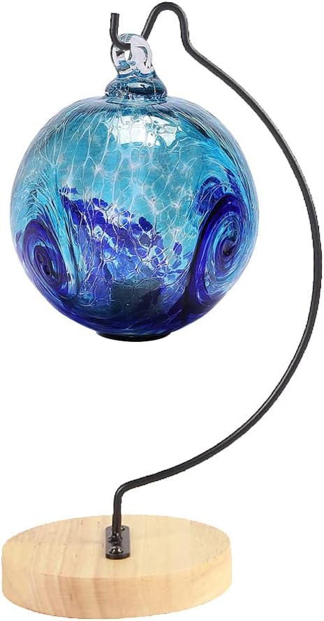 YY YEARCHY Semicircular Ornament Display Stand Aesthetic Air Plants Holder Terrariums Hanging Planter Stand Art Iron Wire Hanging Pot Hook for Home Decor Ornaments Glass Globe Witch Ball