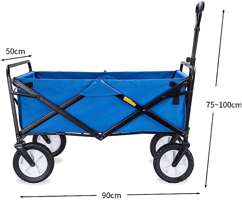 Trolleys, Folding Garden Trolley Cart Heavy Duty Wagon Multi-Function 