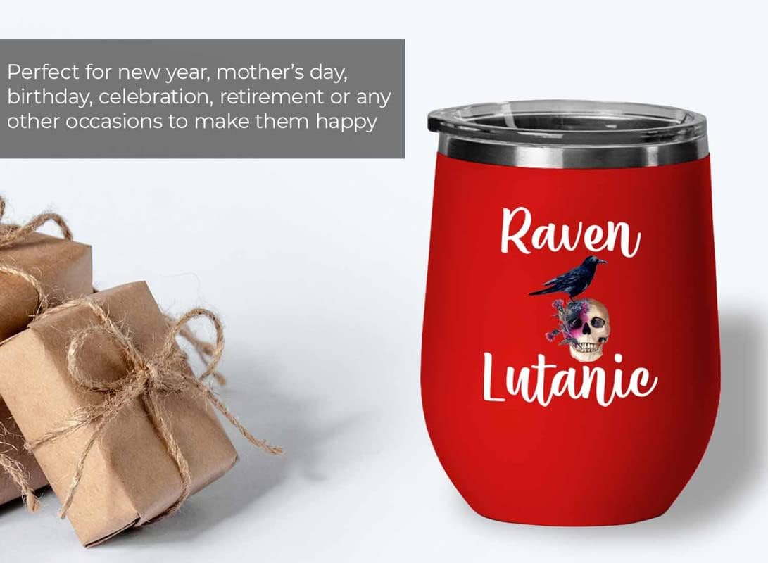 Bird Lover Red Edition Wine Tumbler 12oz - Rven lutanic - Hummingbird 