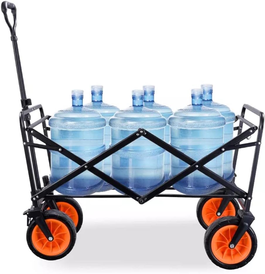 JSEIAJB Outdoor Camping Cart with Wheels Garden Carts Garden Supplies 