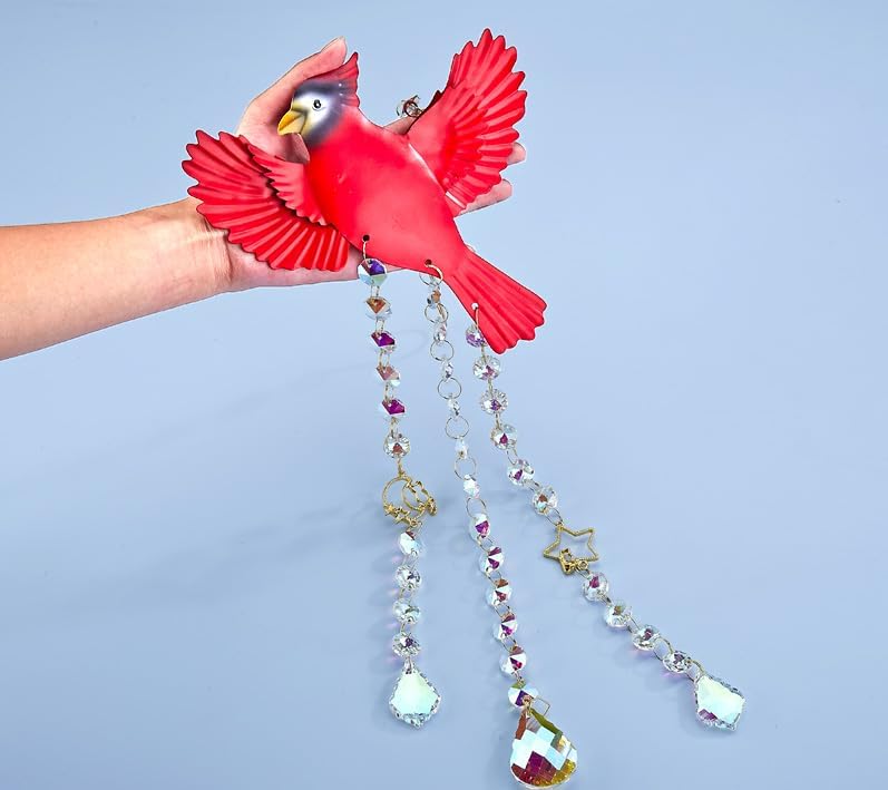 Red Cardinaluncatcher-Cardinal Gifts for Women, Window Hanging Ornamen