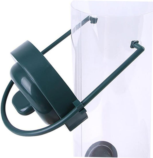 Milisten 2pcs Hanging Bird Feeder Outdoor Garden Decoration Plastic Bird Food Container Ornament
