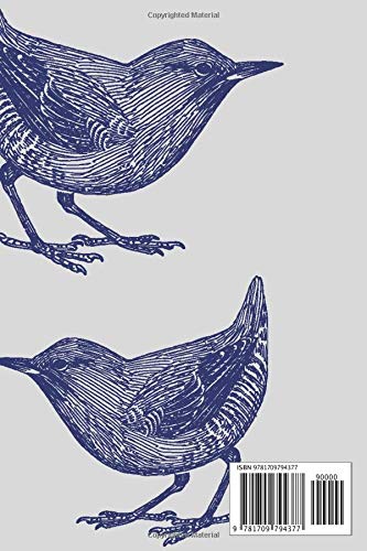 Birdwatching Journal: Log Book, Journal, Diary, Notebook, Field Record, 6”X9”, 114 pages, Document Your Bird Watching Activities