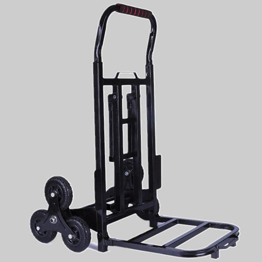 Steel Foldable Folding Trolley with Anti Puncture Solid Wheel and 150 