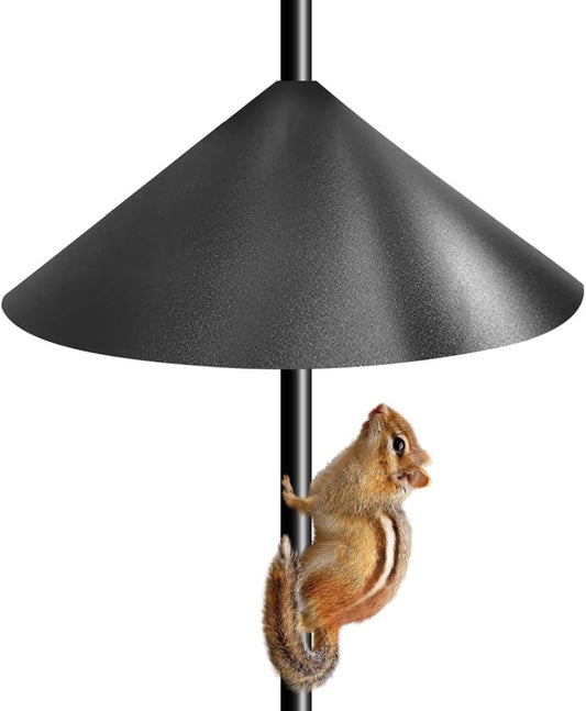Squirrel Baffle for Bird Feeder Pole 19 inch (1-Pack)