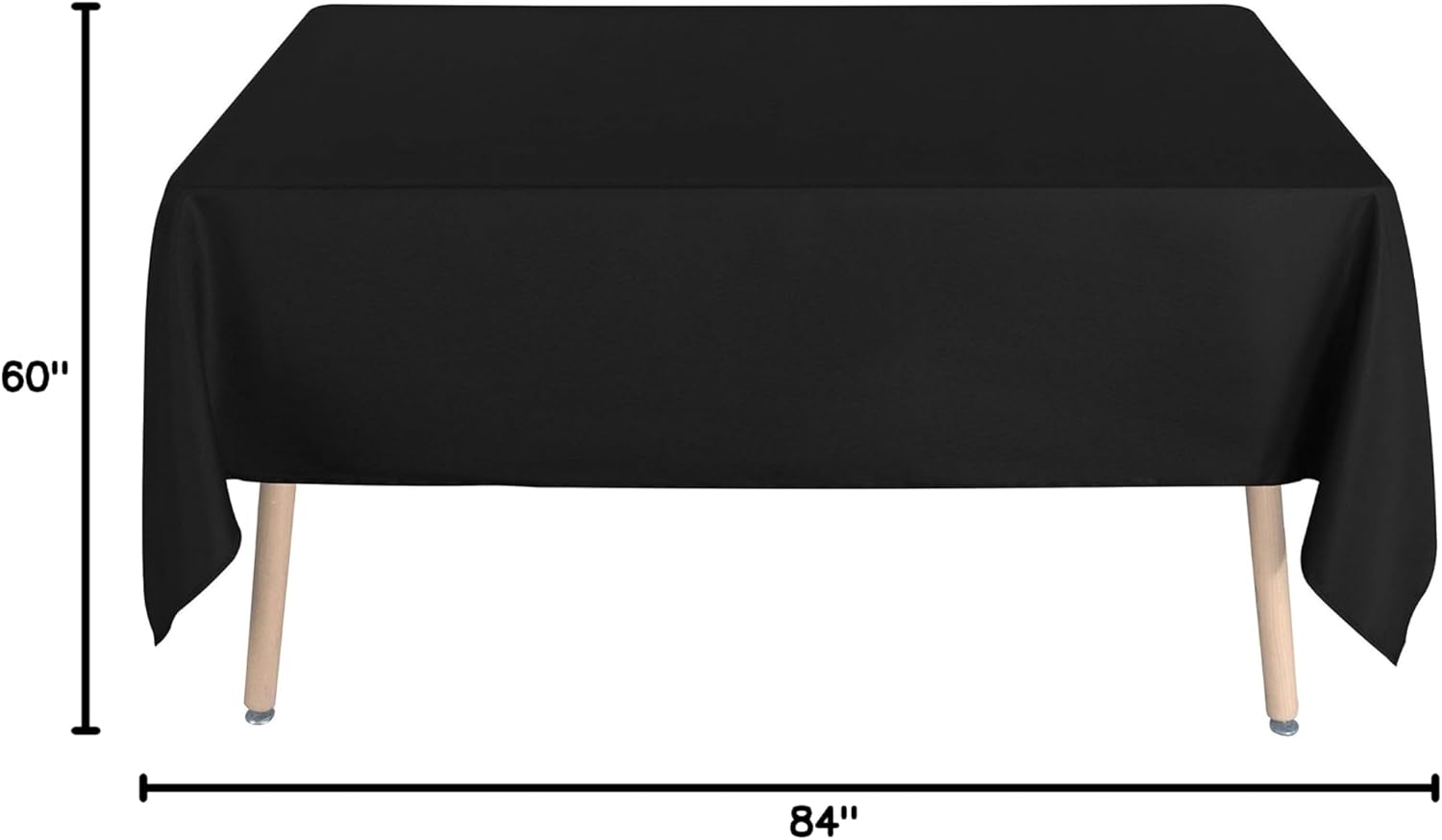 sancua Rectangle Tablecloth - 60 x 84 Inch - Stain and Wrinkle Resista