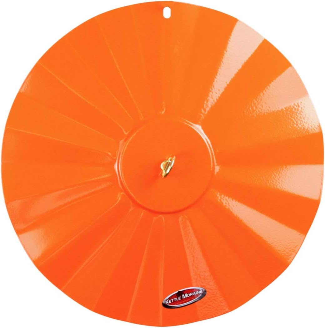 Kettle Moraine Super Oriole Recycled Orange Fruit, Jelly, Mealworm Bird Feeder w/Orange Roof