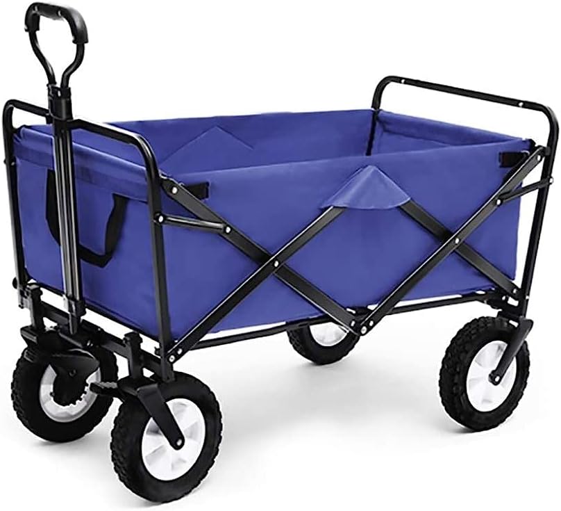 Handcart, Household Folding Garden Trolley Cart Heavy Duty Wagon Multi