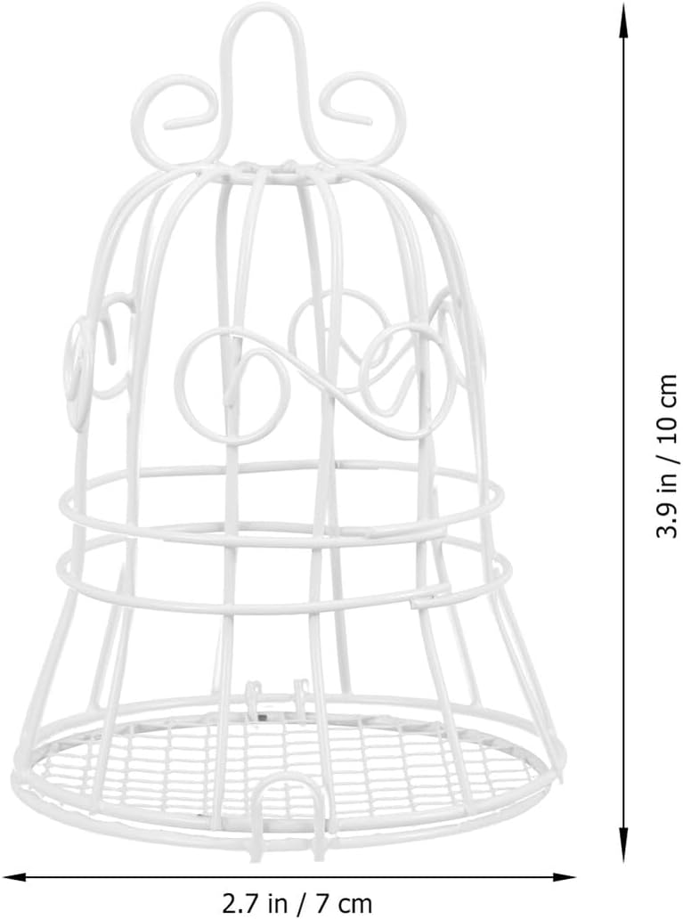 Milisten 4pcs Decorative Mesh Bird Cage Feeder for Wild Birds Outdoor 