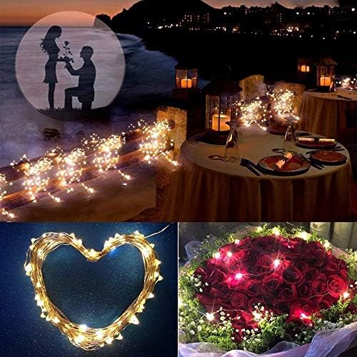 5M/10M LED Solar Light String Outdoor Waterproof Garden Fairy Lights String Christmas Wedding Party Solar Light Decoration 2pcs (Color : Pink Size : 5m) (White 10m)