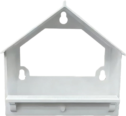 Hummingbird Feeder for Window with Decorative Hanger Transparent Back Bird House Feeder for Squirrel Free Outside Garden Window Winter Balcony