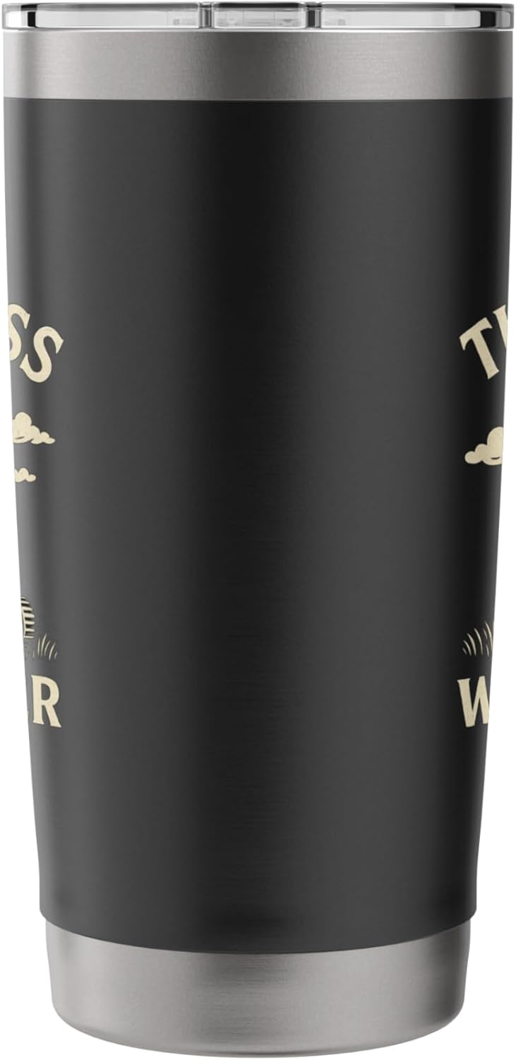 The Grass Whisperer Lawn Mowing Humor Stainless Steel Insulated Tumbler