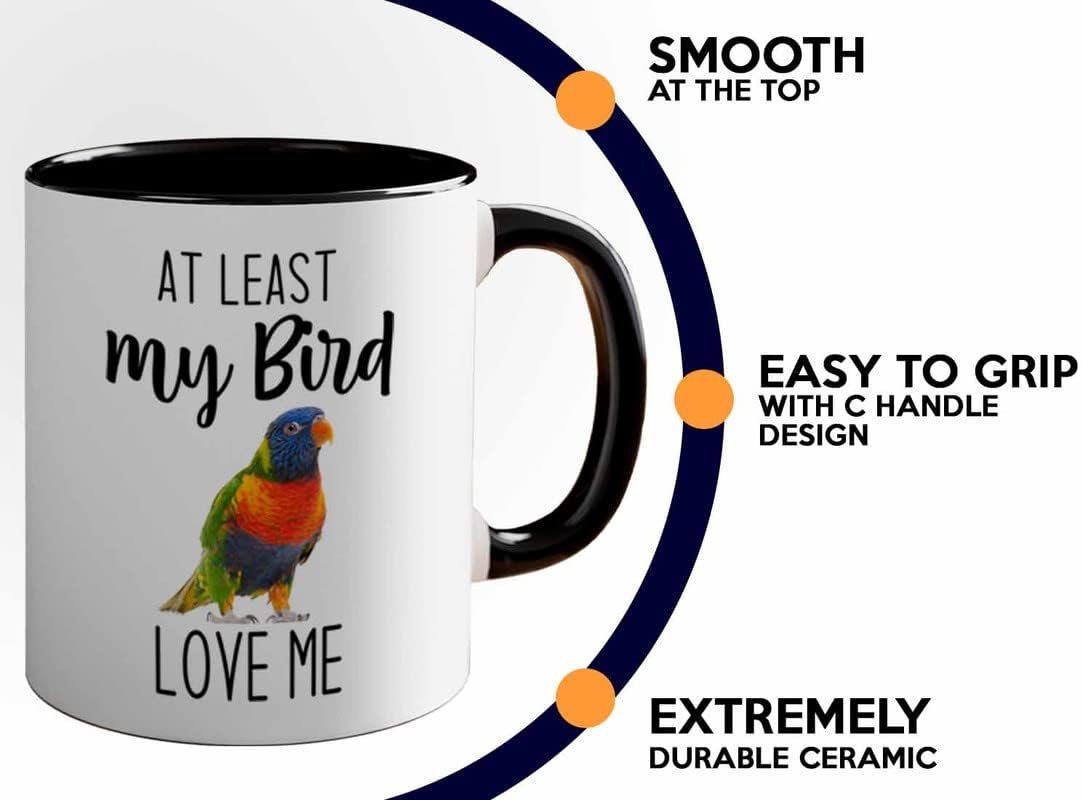 Bird Lover Two Tone Black Edition 11oz - Bird Loves me - Hummingbird N
