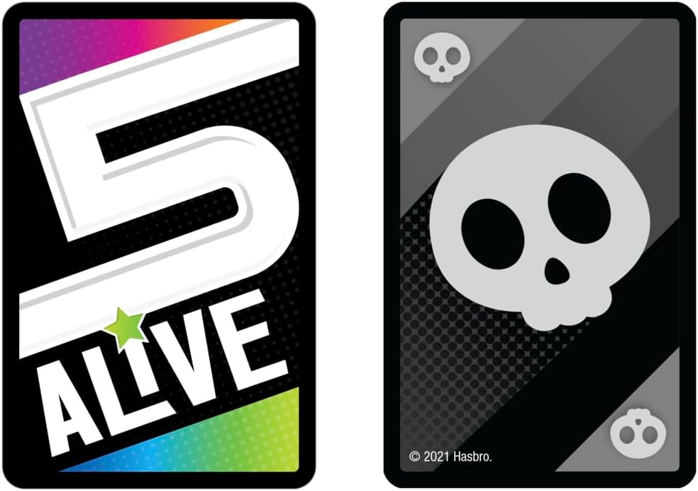 Hasbro Gaming 5 Alive Card Game, Fast-Paced Game for Kids and Families