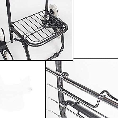 Tri-Wheel Foldishoppitrolley Lightweight Stair Climbicart with Waterproof Bag for Indoor/Outdoor/Travel/Office