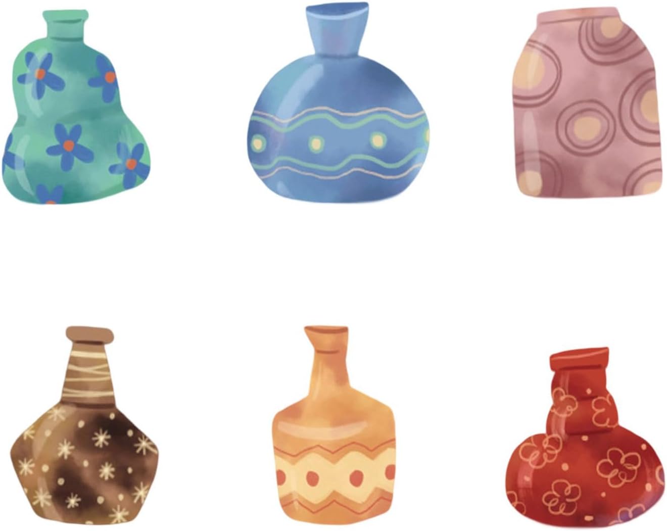 Miniature Acrylic Vase Magnets With Tube Floral Planter Pots Fridge De