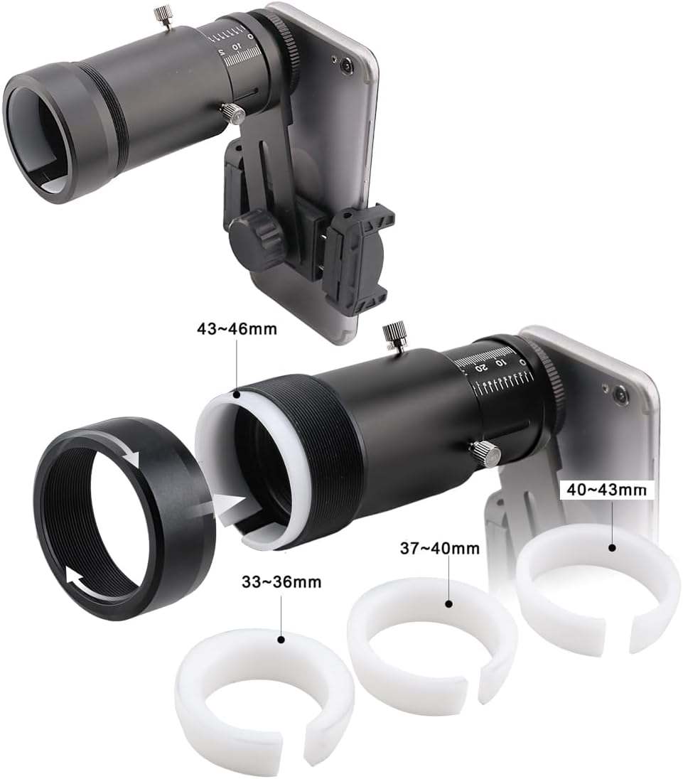 SnapLock Scope Camera Adapter – Effortless Smartphone Mount for Precision Shots & Instant Sharing