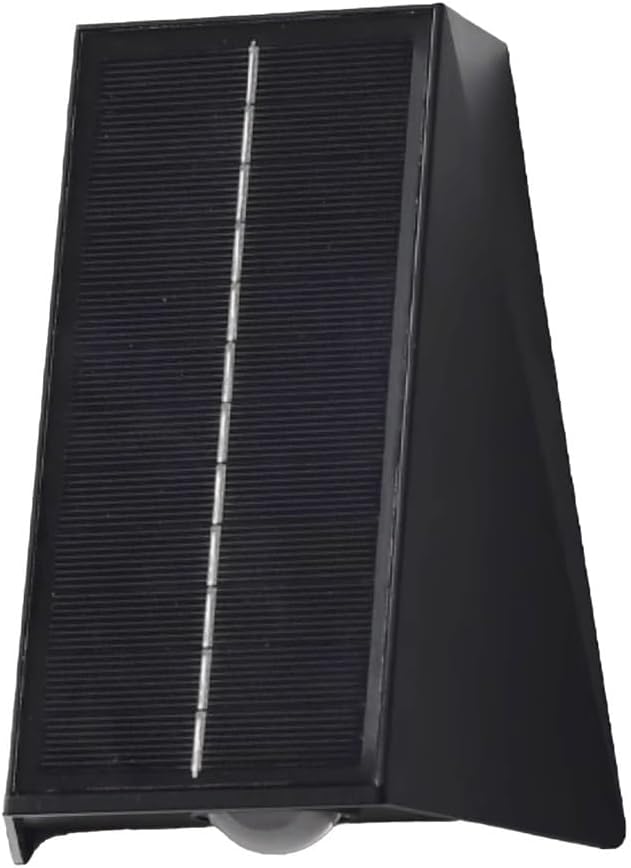Outdoor Wall Sconce, Exterior Wall Light, Wall Lamp, Up Down Solar Motion Sensor Fixture for Garden Fence Patio Yard Garage Deck House Entryway Villa Facade Gate Driveway Cottage