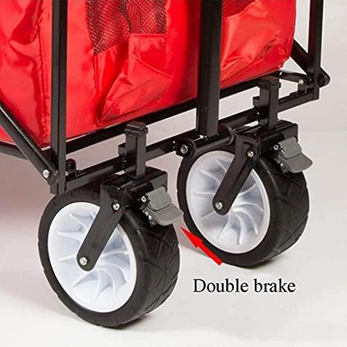Collapsible Wagon Cart with Wheels Foldable Folding Wagons Carts Silen