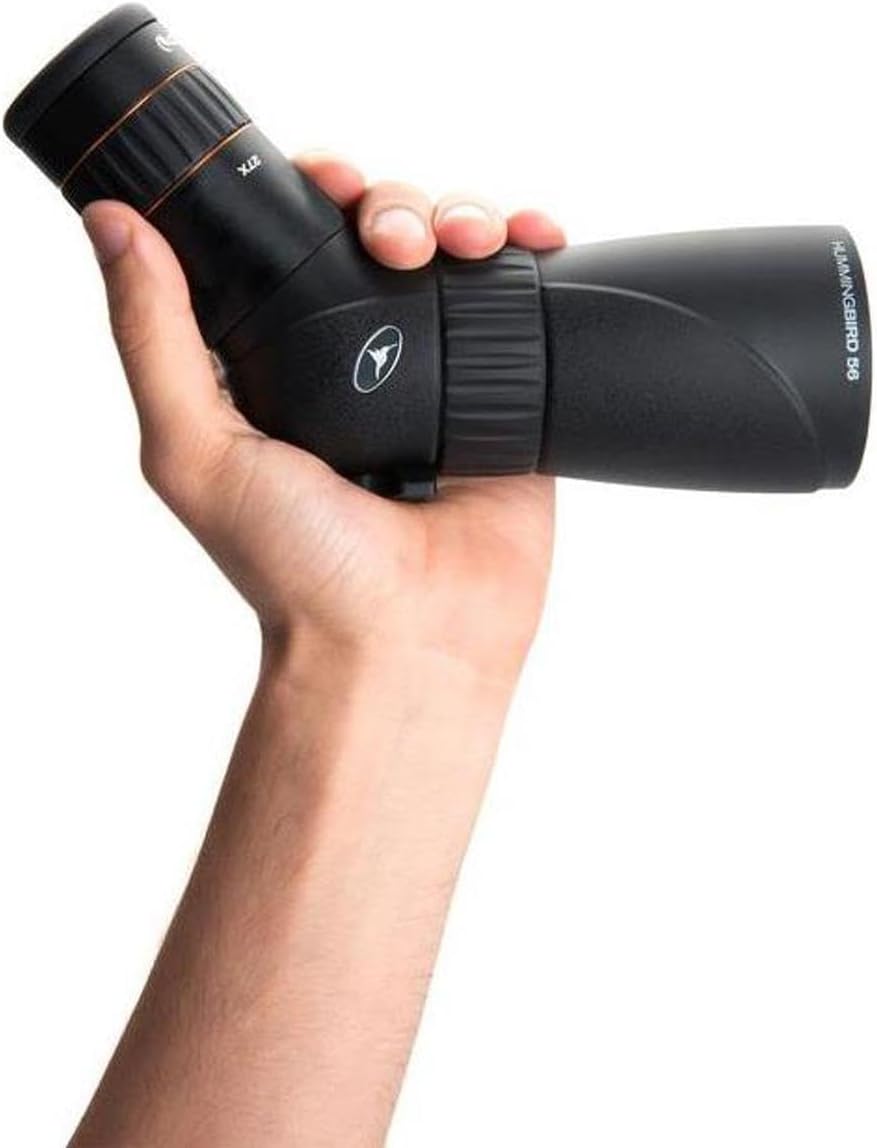 Celestron 52310 Hummingbird Micro Spotting Scope, 9 to 27x Magnification Range, BaK-4 Prism Glass, Black