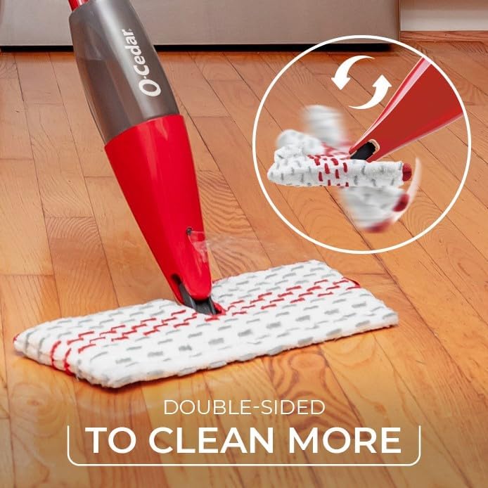 O-Cedar ProMist MAX Microfiber Spray Mop, Red