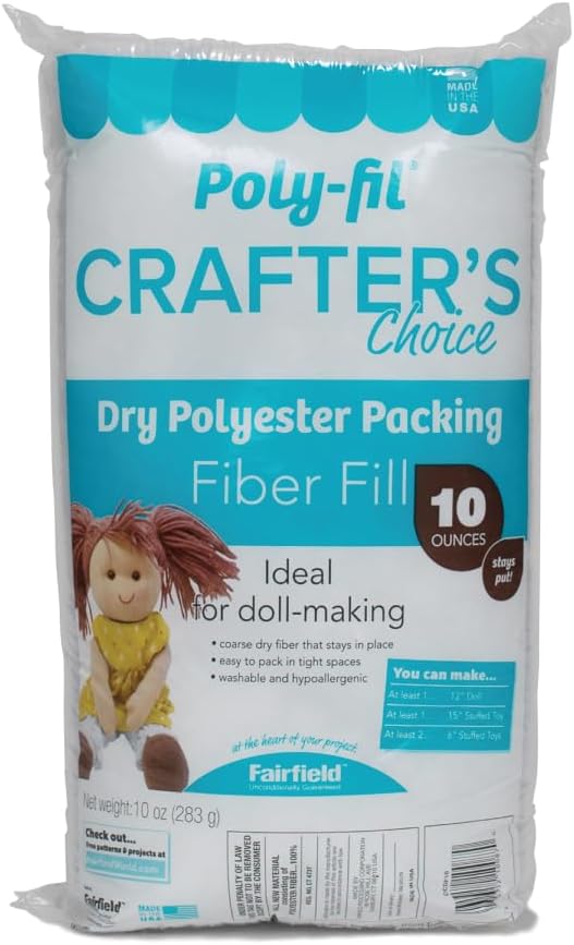 Poly-fil Fairfield CCDF10 Crafter's Choice 드라이 패킹 섬유 충전재 283.5g(10온스) 