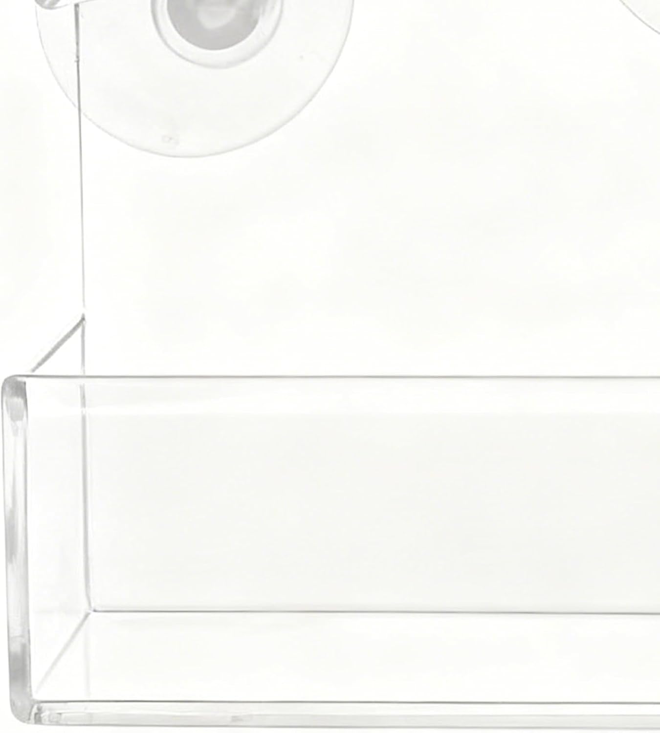 Window Bird Feeder - Clear Acrylic Large Capacity | Suction Cup Bird Feeder for Outside Garden Balcony Backyard, Easy Fill Transparent Design, Watching Accessory, Outdoor Wildlife