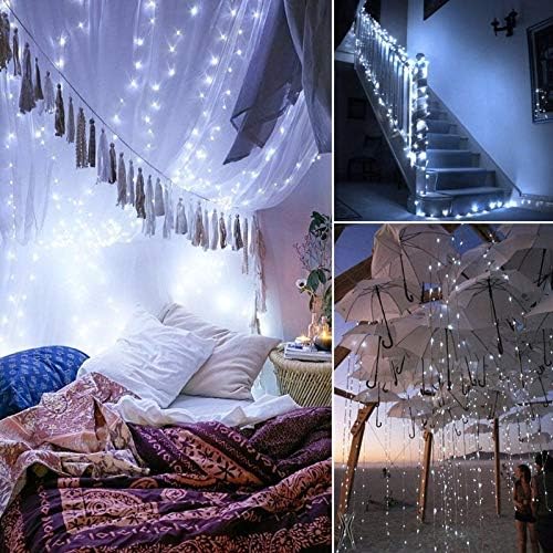 5M/10M LED Solar Light String Outdoor Waterproof Garden Fairy Lights String Christmas Wedding Party Solar Light Decoration 2pcs (Color : Pink Size : 5m) (White 10m)