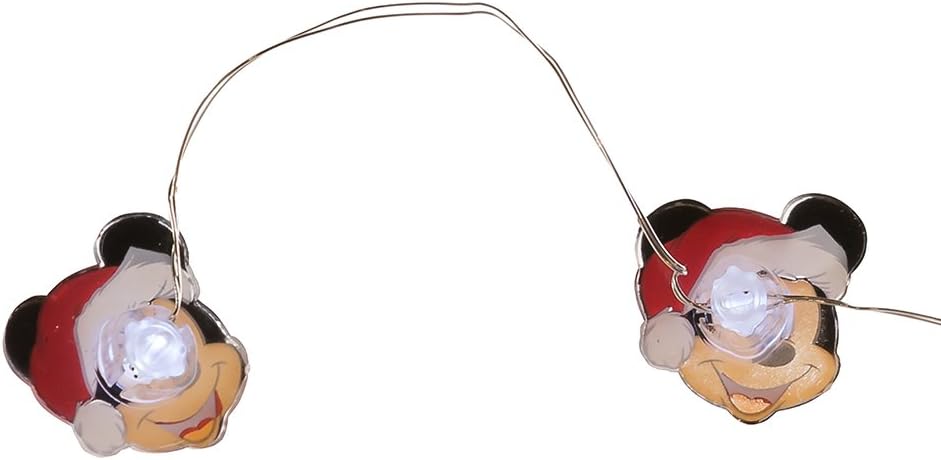 Kurt Adler Battery Operated 20L Mickey Mouse LED Fairy Light Set in PDQ