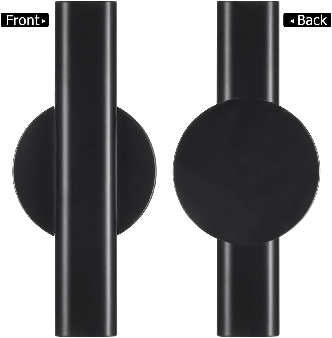 Nordic Wall Mounted Flower Pot - Creative Black Adhesive Flower Vase for Home, Office & Hotel Decor - Small Size, Easy Installation, Versatile for Fresh & Artificial Plants, Stylish & Damage-F