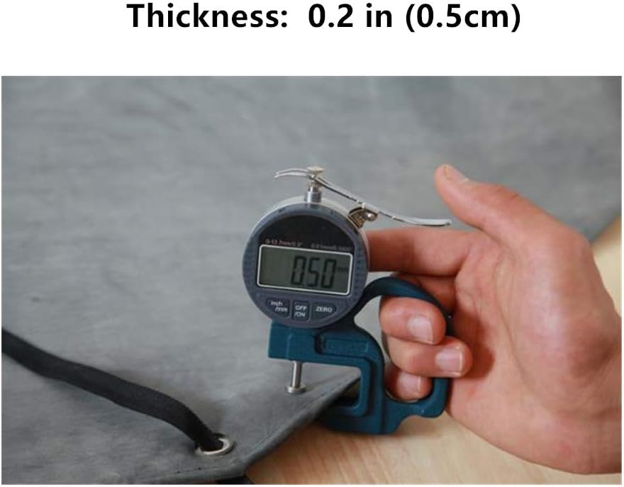 TonLing Thick Rubber Apron, 47.2 x 33.5 Inch Waterproof, Long Chemical