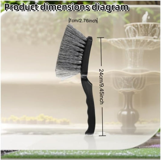 Bird Bath Brushes for Cleaning, Heavy Duty Outdoor Scrub Brush for Bird Feeders & Water Fountains, Concrete Fountain Cleaner Brush with Stiff Bristles, Safe for Birds, 9.44 Inch with Hanging Hole