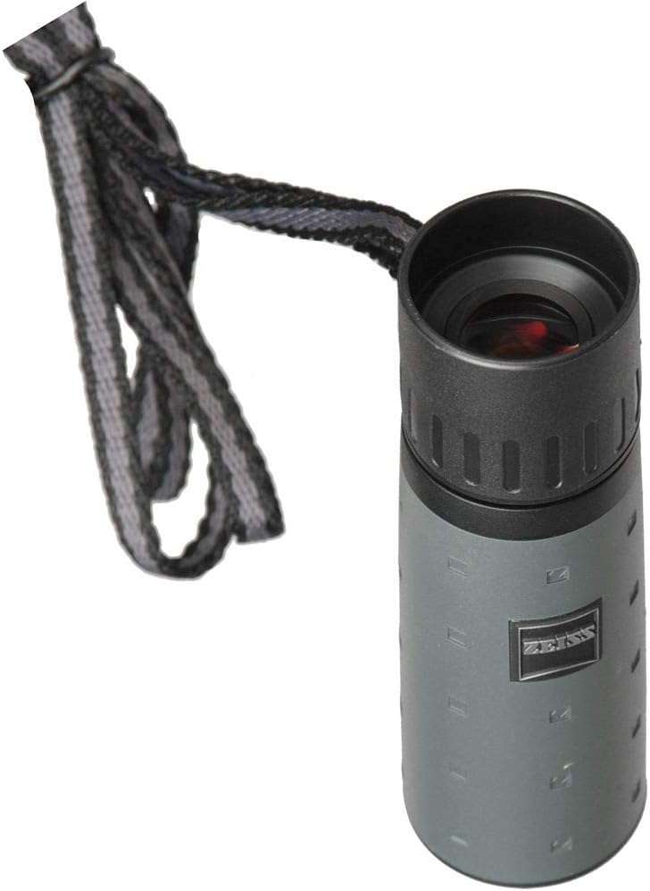 ZEISS Conquest Mono Monocular 8x20 with T* Coated Glass for Optimal Clarity in All Weather Conditions for Bird Watching, Hunting, Sightseeing, Grey
