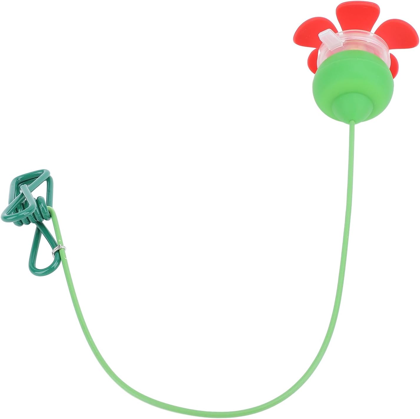 Pilipane Hat Hummingbird Feeder Cute Flower Flexible Stem Close Up View Hat Clip Bird Feeder for Children Adult