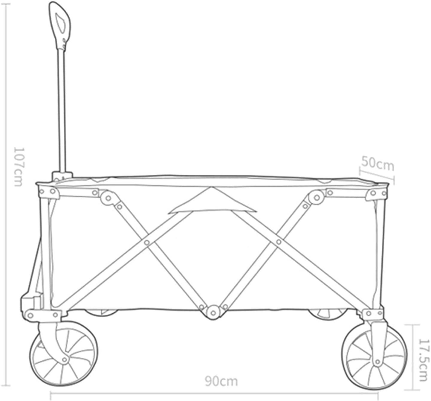 Garden Trolley Cartthe Most Portable Utlity Wagon Shopping Cart Hand Truck Hand Cart Garden Cart for Workoutdoordimmable