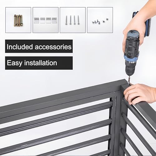 Aluminum Mini-Split Condenser Cover, Air Conditioner Shade Covers for Outside, Fencing to Hide Air Conditioner, Shelf Plant Stand for Outdoor