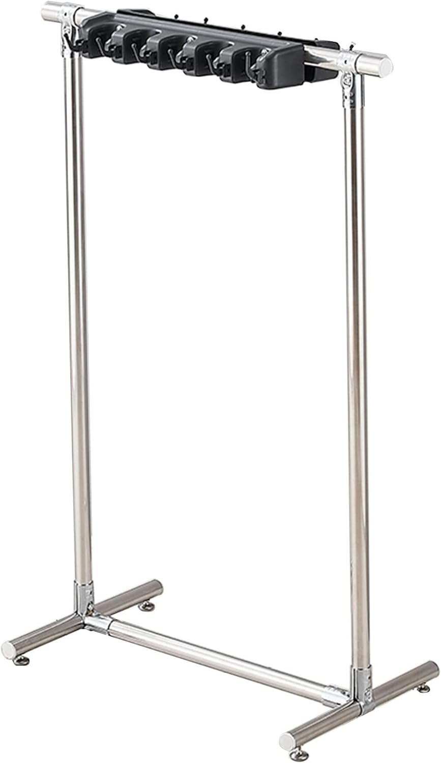 Mop Broom Holder Put Wet Mops,Movable Commercial Mop Rack, Garden Tool