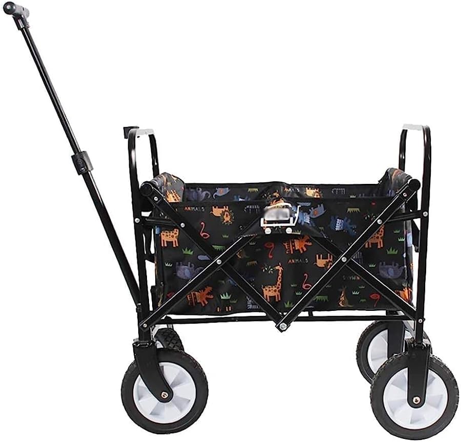 Handcart, Folding Garden Trolley Cart Heavy Duty Wagon Multi-Function 
