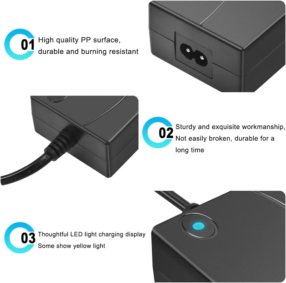 Power Recliner Power Supply, Sopito 2-Pin AC/DC Adapter 100-240V, Quality 29V 2A Switching Transformer, Replacement Part for Recliner Couch/Electric Sofa/Lift Chair/Standing Desk