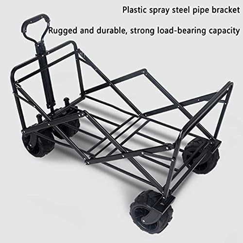Portable Camping Cart,Outdoor Folding Utility Wagon Heavy Duty Wagon G