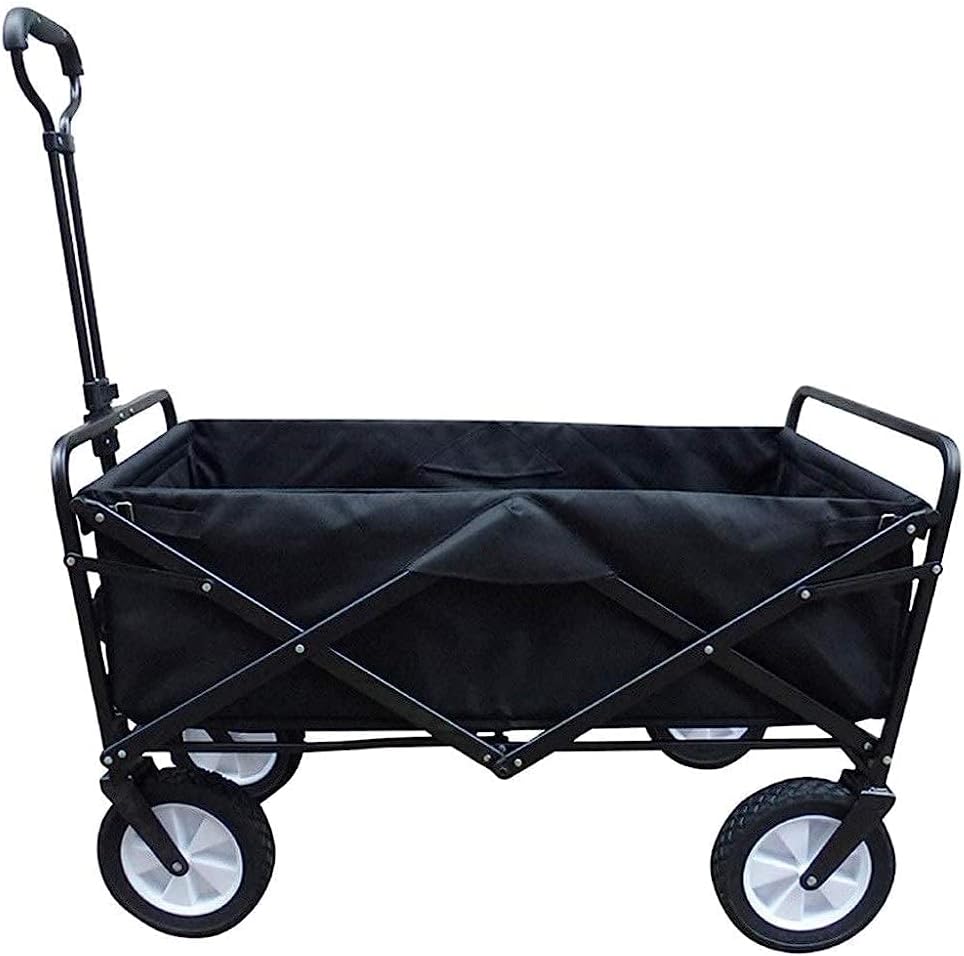 Handcart, Heavy Duty Foldable Garden Trolley Garden Cart Beach Wagon Folding Wagon Foldable Pull Wagon Hand Cart Folding Cart Wagon Truck Wheelbarrow/a