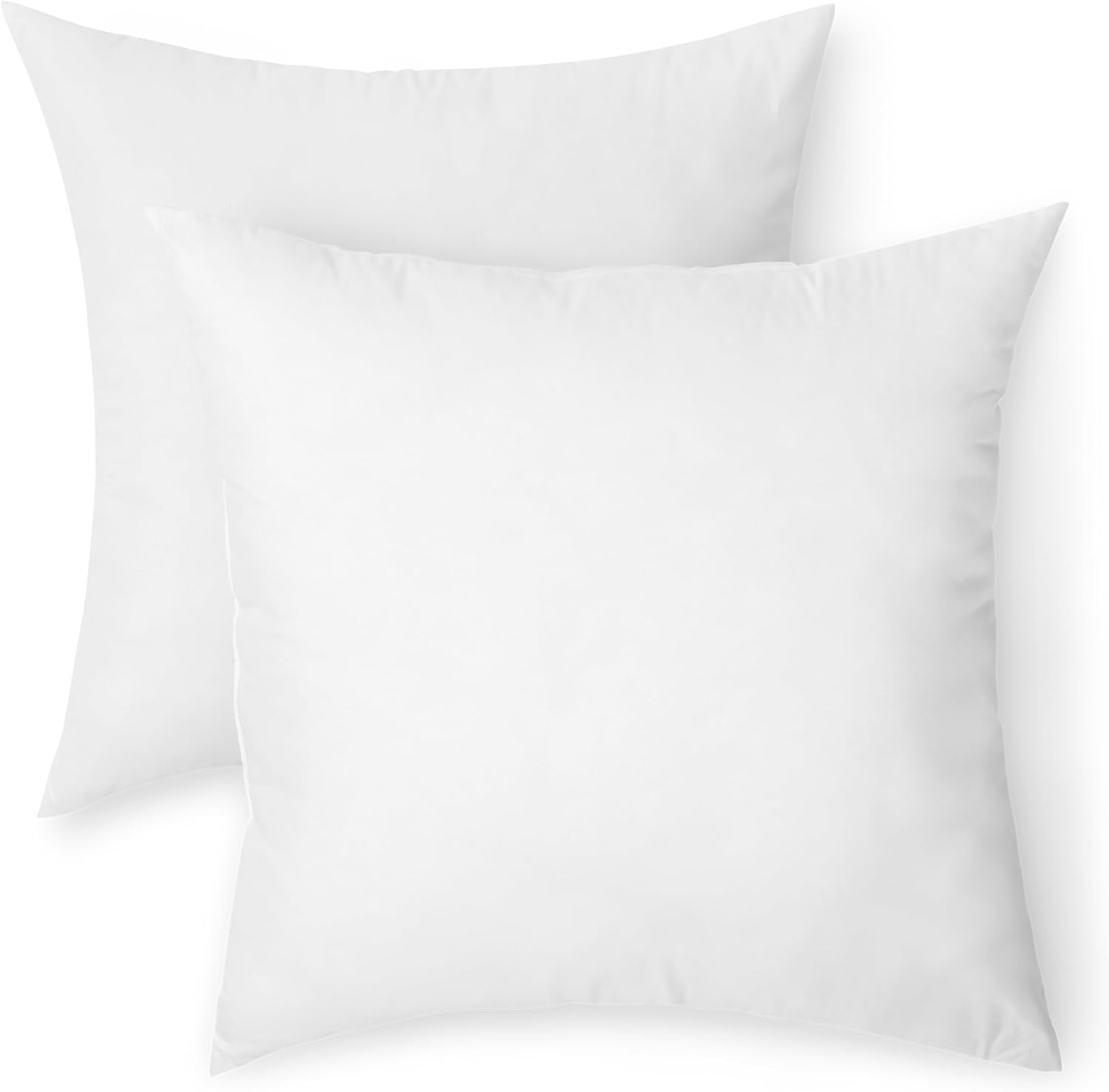 Amazon Basics Square Hypoallergenic Pillow Insert, Down Alternative Fi
