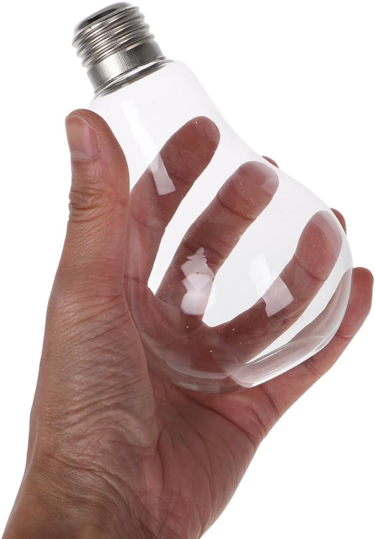 2pcs Hanging Glass Vase Hyacinth Vase Light Bulb Glass Bottle Planter Desk Planter Holder for Home Decor