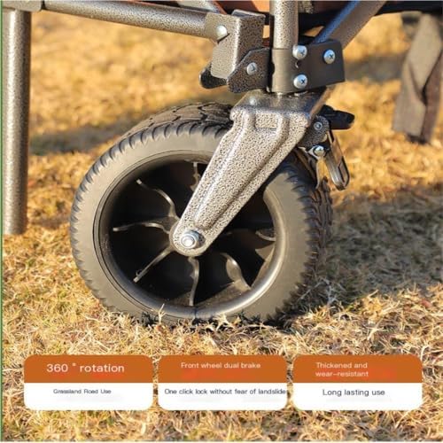 Portable Camping Cart,Portable Beach Trolley Cart for Camping Picnics and Fishing Folding and Flexible Outdoor Cart for Parties