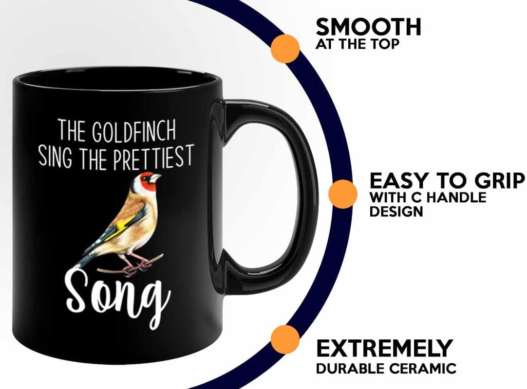 Bird Lover Coffee Mug 11oz Black - Prettiest song - Hummingbird Nest C
